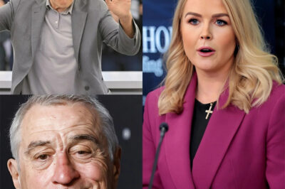 SH0CKING ATT@CK: ROBERT DE NIRO SLAMS KAROLINE LEAVITT, CLAIMS “SHE’S NOT QUALIFIED TO BE A ROLE MODEL FOR WOMEN” — PUBLIC REACTION EXPLODES! In a fiery statement that has left the internet reeling, Hollywood legend Robert De Niro has blasted Karoline Leavitt, saying she’s unfit to be a role model for women. The actor’s explosive critique has sparked a fierce public debate, with fans and critics divided. What triggered this unexpected attack, and how will it impact Leavitt’s reputation? Get the full story behind this viral clash!