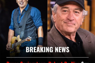 Bruce Springsteen and Robert De Niro Leave America – Their Bold Statement ‘No Respect Here’ Leaves Fans Stunned