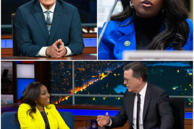 “This Was Never Just Comedy” — After The Late Show was abruptly canceled, Stephen Colbert and Jasmine Crockett struck back with a bold new show aimed directly at CBS