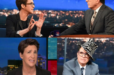 SHOCKING TWIST: AFTER THE LATE SHOW CANCELLATION, STEPHEN COLBERT TEAMS UP WITH RACHEL MADDOW FOR EXPLOSIVE NEW SHOW—IS THIS THE FUTURE OF LATE-NIGHT TV?