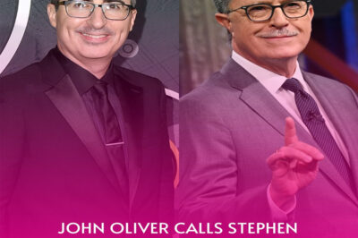 John Oliver has spoken out about the surprise cancellation of his friend and fellow comedian Stephen Colbert’s show.