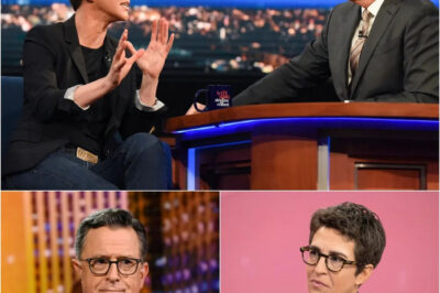 “The Late Show’s Shocking End: Stephen Colbert Teams Up with Rachel Maddow for Explosive New Project—Will This Bold Move Redefine Late-Night TV Forever?”
