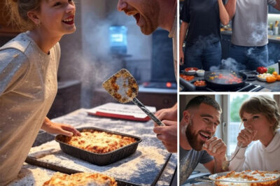 COOKING CHAOS! TRAVIS KELCE AND TAYLOR SWIFT’S KITCHEN DATE TURNS INTO A LOVE-FILLED MESS! A romantic recipe night ended with flour fights and laughter—did a burnt dish hide a health scare? What’s their secret ingredient?