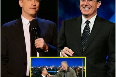 “What’s He Hiding?” Jon Stewart ERUPTS After Colbert’s Cancellation — And When He Uncovered the Disturbing Detail Buried in a Birthday Card, The Studio Went Silent… But the Internet Didn’t