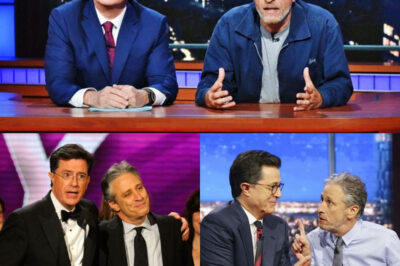 JON STEWART TEARS INTO PARAMOUNT AND CBS IN PROFANITY-LADEN RANT AFTER CANCELLATION OF COLBERT’S LATE SHOW—A SCATHING REBUKE THAT HAS THE MEDIA WORLD BUZZING!