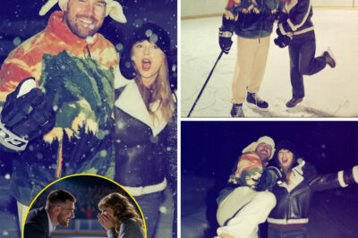 Taylor Swift revealed that she witnessed her boyfriend’s “ice dance proposal” and laughed as she said she would show the video to fans on Travis Kelce’s New Heights Podcast…