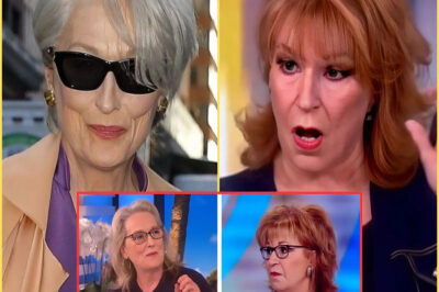 What happens when Hollywood’s most celebrated actress is accused of cowardice—on live TV? In a fiery clash that stunned audiences, Meil Streep and Joy Behar went head-to-head on The View, turning a simple interview into a brutal takedown about silence, feminism, and fame.
