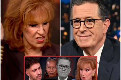Joy Behar CRITICISED for LYING about being SILENCED by Trump as Colbert’s show is CANCELED!