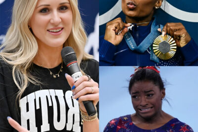 THE FALLOUT: Simone Biles just lost her $22 million New Balance endorsement deal—hours after a heated argument with Riley Gaines rocked the sports world. Biles’s shocking comments, which critics called a “punch in the gut,” sparked a backlash, and now her partnership with the iconic brand is officially over. What exactly did Biles say that caused New Balance to back down—and why is the controversy so divisive among fans and athletes? It’s actually more heated than anyone expected.