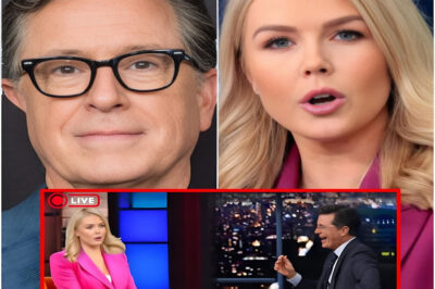 Tensions exploded on live TV when Karoline Leavitt fired back at Stephen Colbert with a fierce response that instantly set social media ablaze. But it wasn’t just her tone — it was the shocking truth she revealed that left the studio silent and viewers stunned. What did she reveal that no one expected? The whole story was more dramatic than anyone could have imagined…
