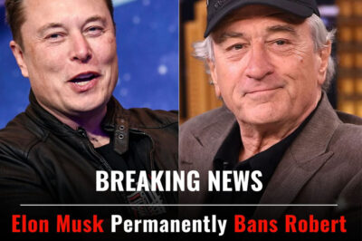 BREAKING: Elon Musk Bans Robert De Niro From X—“His Wokeness Won’t Come Here!” In a move no one saw coming, Elon Musk has permanently kicked Hollywood icon Robert De Niro off the X platform—and the reason the internet exploded. What prompted the world’s most influential tech mogul to silence one of cinema’s loudest voices? Is this just the beginning of Musk’s crackdown on celebrity “wokeness”? The clash between Silicon Valley power and Hollywood politics has officially begun—and the consequences could be huge.