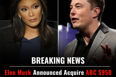 BREAKING: Elon Musk Buys ABC for $950 Million — His First Move Is Rocking the Media Industry. In a move no one saw coming, Elon Musk has announced he’s buying ABC for $950 million — vowing to purge what he calls “wokeness” from the network. His first act? Fire every debate moderator. But what is Musk really planning, and how will this radical change transform the future of mainstream news? The behind-the-scenes details are even more shocking than anyone expected…