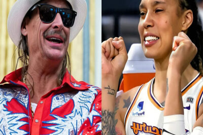 SHOCK: Brittney Griner Threatens to Leave US After Violent Clash With Kid Rock — Demands Public Apology. Tensions are boiling over as WNBA star Brittney Griner speaks out after a shocking confrontation with Kid Rock, claiming she was “brutally attacked” and demanding an apology. Her bold statement — threatening to leave the US if ignored — has sparked a firestorm across the country. What really happened between Griner and Kid Rock… and will this feud force her to leave the country for good?
