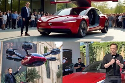 It’s Happening: Tesla’s Flying Car Has Been Unveiled! Elon Musk Unveils Futuristic Prototype With Shocking Design — and Surprising Price. Elon Musk has just pulled back the curtain on Tesla’s long-rumored flying car, and it’s even more incredible than it sounds. With its sleek sci-fi look and surprisingly affordable price tag, the prototype is turning the auto and aviation industries upside down. How does it work — and could it take to the skies sooner than we think?