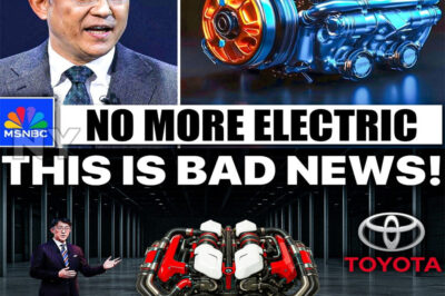 GAME CHANGER: TOYOTA CEO Claims “New Water Engine Will End Electric Cars!”. In a shocking revelation, Toyota’s CEO claims their revolutionary water-powered engine could make electric cars obsolete. Is this the breakthrough that will change the auto industry forever? What’s behind this bold claim – and will it really replace electric cars?
