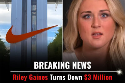 Riley Gaines Shocks Sports World by Turning Down $3 Million Nike Deal — Her Bold Rebuttal: “I Wouldn’t Keep Their Woke Brand for $3 Billion.” What Sparked This Outrage Against One of the World’s Biggest Brands?