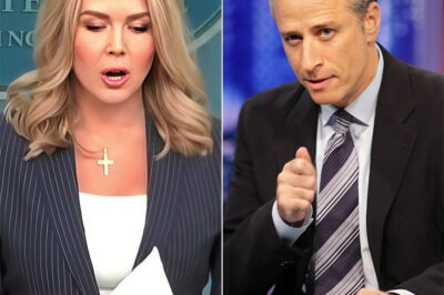 SHOCKING BREAK: Jon Stewart Trolls Karoline Leavitt—But Her Fierce Response Sets Social Media on Fire