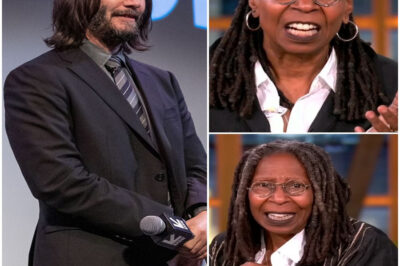 “ARE YOU SERIOUS?” Keanu Reeves ignited a live TV firestorm when he refused to hand Whoopi Goldberg the Lifetime Achievement Award, stunning millions with five chilling words: “SHE’S NOT WORTHY OF THIS.” In front of a star-studded crowd, he stepped back from the podium and doubled down: “YOU DON’T CELEBRATE SOMEONE WHO’S BURIED THE TRUTH FOR DECADES.” The room froze. Gasps erupted. Applause died mid-clap. What was meant to be a night of honor turned into a brutal reckoning as Reeves dismantled the moment, live and unfiltered. “THIS INDUSTRY KEEPS HANDING OUT AWARDS TO PEOPLE WHO’VE LOST THE PLOT—WELL, NOT ON MY WATCH,” he added, locking eyes with the stunned audience. In seconds, the celebration turned into confrontation. The fallout was instant. The message was thunderous: Keanu didn’t just refuse—he exposed.
