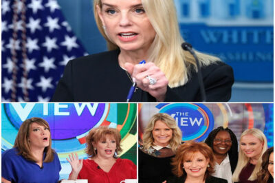 1 MINUTE AGO: Pam Bondi DROPS A BOMBSHELL on The View—One Sentence Turns the Set into TOTAL CHAOS!