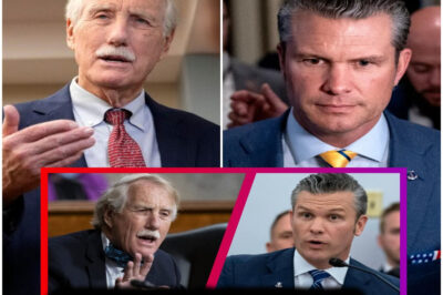 Pete Hegseth LOSES CONTROL after Angus King tells him to SHUT UP IDIOT