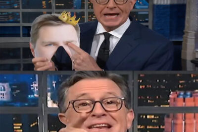 Stephen Colbert Puts on JD Vance Mask and Says ‘Netflix, Call Me’ After CBS Cancels ‘The Late Show’: ‘I’m Available in June’