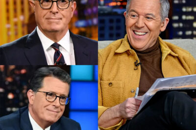 “A Giant Falls, a Dark Horse Ascends: “Gutfeld!” Surges Past as CBS Pulls the Plug on “The Late Show”—The King Is Dead, Long Live the Challenger!  In the ever-shifting chessboard of late-night TV, a seismic move has just toppled a legend.  CBS, once the fortress of laughter and cultural commentary, is quietly lowering the curtain on “The Late Show with Stephen Colbert.”