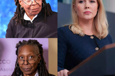“Sit down, Barbie.” — Karoline mocked Whoopi live on television. And just 7 seconds later, Karoline wished she had never opened her mouth. “Outrageous enough, wrong enough, stupid enough.” In a moment tense as a tightened string on live television, Karoline Leavitt suddenly threw a harshly mocking remark directly at Whoopi Goldberg — and the entire panel of The View. The atmosphere instantly dropped. The entire studio went silent. Whoopi’s face froze on the spot. Joy Behar shot a glance sideways. Sunny Hostin leaned back slightly, her hand still on her cup. Karoline still thought she had control of the situation — but she didn’t realize: the one sitting across from her wasn’t just Whoopi, but a room full of experience and deliberate silence. And just 7 seconds later, Only one sentence — not loud, not long — was spoken by Whoopi like a clean, sharp strike. A strike of intellect, with no leniency. The air shifted instantly. Karoline froze. Confused. Panicked. Tried to salvage the moment — but it was too late. Her mouth stuttered without forming words. Her hands didn’t know where to go. Her eyes darted around in fear, but no one looked back. A collapse without a sound. Too terrifying. Too fatal. Whoopi’s response — just one sentence — has now officially entered American television history. So what exactly… did Whoopi say that hit Karoline so bitterly she couldn’t recover from it?
