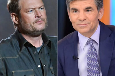 Blake Shelton stunned viewers on Good Morning America when he abruptly walked off the set after a tense, on-air clash with George Stephanopoulos—and the moment is now exploding across social media. What began as a friendly interview turned sour fast, as pointed questions and sharp words flew between the country star and the veteran host. The tension was so thick you could almost feel it through the screen. Then, without warning, Shelton pushed back his chair, stood up, and walked away, leaving cameras rolling and the audience in shock. Gasps filled the studio, Twitter lit up within seconds, and fans are still debating what pushed the singer to his breaking point. It wasn’t just a walk-off—it was a live TV mic drop…