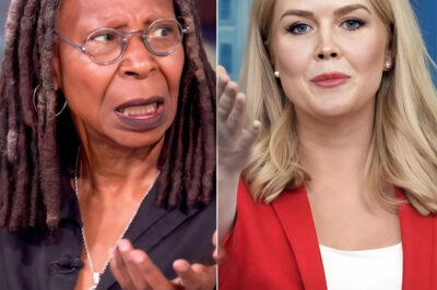 ‘Sit Down, Barbie’ — Karoline’s Quip That Leaves Whoopi Goldberg Stunned… But What Happens Seven Seconds Later Shocks the Studio  What started out as a smug, pointed line — “Sit down, Barbie” — was supposed to be a knockout punch to Whoopi Goldberg. Instead, it set the stage for one of the most stunning turnarounds on live television in recent memory.  For a brief moment, Whoopi was silent, her expression unreadable. Then, suddenly, she stood up and said a line so crude, so unexpected, that the audience’s laughter died instantly. The cameras kept rolling, but the mood in the room changed — and Karoline’s face told the whole story.  From that moment on, she didn’t say anything.  Now everyone was wondering: What did Whoopi say that even the producers were afraid to cut to commercial?