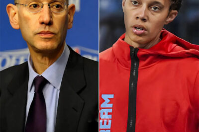 Brittney Griner BANNED FOR LIFE — Adam Silver’s Shocking Decision Sends the Basketball World into a Roar  In a shocking turn of events, NBA Commissioner Adam Silver has handed WNBA icon Brittney Griner a lifetime ban — a punishment so rare it has stunned the sports world. The ruling follows a wave of explosive, closely guarded allegations that insiders say could rewrite everything we know about the league’s most controversial star.  Fans are demanding answers. Teammates are in disbelief. And behind closed doors, whispers suggest this is just the beginning of a much larger scandal.  So… what could be so damaging that it could end Griner’s career overnight?