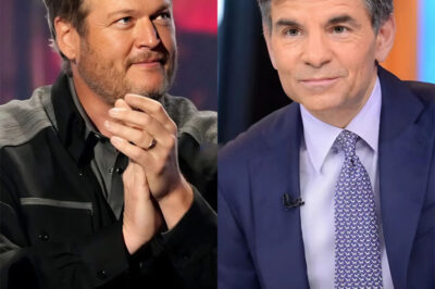 Blake Shelton stunned the Good Morning America audience when what started as a lighthearted interview with George Stephanopoulos spiraled into a heated on-air exchange. What started out as a friendly chat with Shelton quickly turned into a full-blown verbal battle, as sharp questions were met with sharper answers. Then—without warning—Shelton pushed back his chair, stood up, and walked off the set, leaving the cameras rolling and the set in stunned silence. Within seconds, gasps rang out, Twitter exploded, and fans were left with the burning question: what exactly did he say to make the country star so mad?
