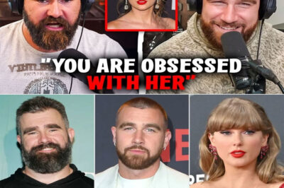 Jason Kelce’s reaction to Travis revealing a shocking piece of news about Taylor Swift was a must-see – his unedited expression said it all, sending fans into a frenzy. What did Travis reveal that left Jason completely stunned and speechless on live TV? The clip has set the internet ablaze, and everyone is dying to know the full story behind this jaw-dropping moment.