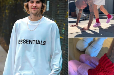 “HE’S GOT THAT POOR” – Justin Bieber’s new sneakers are being criticized as a counterfeit, a “made in China” product.