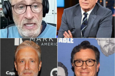Behind closed doors, Jon Stewart and Stephen Colbert were seen in heated discussions just days after their show’s shocking cancellation on late-night television. Are they secretly planning the biggest comeback the industry has ever seen – or something even bigger? Insiders reveal what’s going on could change the future of television forever.