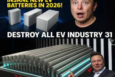 “Finally Happened! Elon Musk LEAKS 3 INSANE New EV Batteries for 2026—Set to DESTROY the Entire EV Industry!”