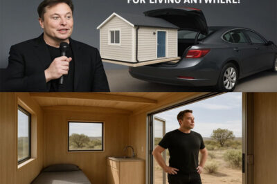 “Elon Musk UNVEILS Foldable House That Fits in Your Car Trunk—A Game-Changer for Living Anywhere!”