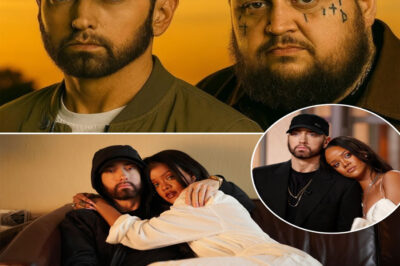 “Sometimes the songs that break us are the ones that save the most people,” Eminem wrote on Instagram, dropping that line like a match before setting the internet on fire. Alongside his post was a raw studio clip—and then came the real shock: Eminem, Rihanna, and Jelly Roll had just unleashed a brand-new version of “The Monster.” No teasers. No warnings. Just chaos—in the best way. Fans woke up to the musical equivalent of an earthquake, and within hours, people were calling it “one of the most emotionally charged cross-genre collaborations of the decade.” Gritty, honest, and haunting, the track dives even deeper than the original, blending pain and power in a way only these three could pull off