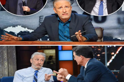 Apple’s Bold Move Backfires — Jon Stewart and Stephen Colbert Team Up to Fight Censorship When Apple made a decision it thought would go unnoticed, it instead ignited a controversy that Jon Stewart and Stephen Colbert were ready to ignite. Now, two late-night powerhouses are joining forces in an unprecedented counterattack — and the shockwaves are shaking the entertainment industry. What exactly did Apple do to provoke such a backlash? And could this confrontation redefine the boundaries of free speech in the media?