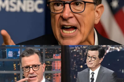BREAKING: “You Think You Can Silence Me? Think Again.” — Colbert’s Defiant Criticism of CBS Sparks Rumors of Move to MSNBC Just minutes after CBS abruptly axed The Late Show, Stephen Colbert made a powerful announcement that sent shockwaves through the industry — and hinted at a bold new chapter. With talk of a move to MSNBC growing, insiders warn that this could spark the most intense rivalry late-night television has ever seen. What exactly did Colbert reveal, and how far is he willing to go to prove he’s not backing down? The consequences could shake both networks to their core.