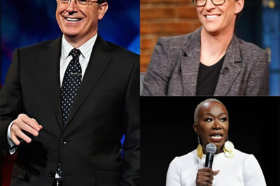 A seismic shift has taken place on television—Stephen Colbert, Rachel Maddow, and Joy Reid have joined forces in what’s being called the boldest late-night alliance in decades. This power trio isn’t just launching a show—they’re taking aim at the media power brokers who have ruled unchallenged for years. But what are their plans in this so-called “truth-washing” era, and how far are they willing to go to shake up the status quo?