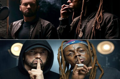 Hip-hop just got torched. After over a decade since their last joint track shook the internet, Eminem and Lil Wayne have returned with a venomous new collaboration titled “Unchained” — and it’s not just a song. It’s a full-on assault on silence, censorship, and the chains of their past. Surprise-released just after midnight, the track immediately detonated across streaming platforms, with fans and critics alike agreeing: this isn’t just nostalgia — it’s evolution with a flamethrower…