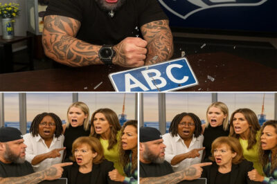 “Enough — I’m not playing along!” Tyrus yelled, moments before The View went completely dark as ABC pulled the plug mid-show.  What started as a casual discussion instantly turned into a heated confrontation, with Tyrus ripping into the hosts: “You’re running a circus, not a conversation!” he roared. “I will not be silenced by pre-written nonsense while millions of people are not being heard,” he added, eyes blazing as producers frantically tried to regain control.  The cameras cut, the studio went silent, and viewers at home were left stunned as the network scrambled behind the scenes. Insiders say tensions reached a boiling point, forcing ABC to make the unprecedented stop-and-go. This wasn’t a technical glitch — it was a live war of words that exposed the fragility of daytime television and the debates that still rage online about who really controls the narrative.