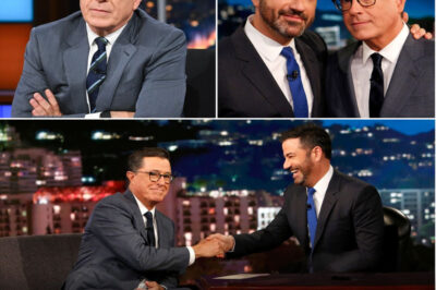 -“LOVE YOU STEPHEN. FUCK YOU AND ALL YOUR SHELDONS, CBS.” Jimmy Kimmel was unfazed, launching a blistering attack on CBS after they revealed plans to cancel The Late Show With Stephen Colbert. But what’s really behind Kimmel’s explosive reaction, and is this just the beginning of a late-night war no one saw coming?