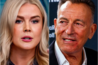 The world-famous confrontation between two of the biggest fandons—Karoline Leavitt got straight to Bruce Springsteen’s face about his biggest regret