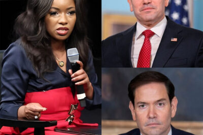 In the middle of a tense hearing, Marco Rubio suddenly turned on Jasmine Crockett — uttering a caustic remark that silenced the room: “If the facts aren’t on your side, scream louder — that’s politics with a microphone, not with reason.” The remark landed like a punch, silencing Crockett for a moment. But what happened next was perhaps even more violent.