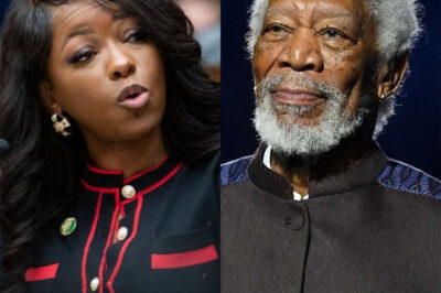 Jasmine Crockett thought she was ready for a heated debate — until Morgan Freeman walked in. In front of a live audience, the legendary actor delivered a lesson on racism so sharp and unexpected that it left Crockett stunned and the crowd in disbelief. What he said next turned the entire conversation upside down.