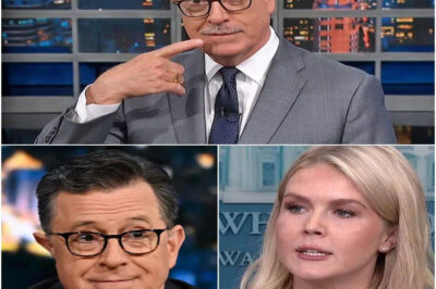 “You wanted to be on the air. Now you have a legacy.” With that stinging remark, Karoline Leavitt’s “takeover” of The Late Show took a completely different turn. But in the final moments, Stephen Colbert delivered a blow so powerful that it turned the entire show upside down—live, in front of millions of viewers. What happened in those moments that made Leavitt’s performance such an unforgettable humiliation?