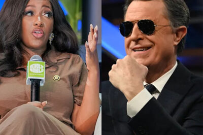One post set the fire.  Jasmine Crockett’s initial comment has now exploded into a late-night firestorm that CBS didn’t expect. Her message began with a thank-you to Stephen Colbert—“Love you, Stephen”—but what followed went straight to the core of the network. Within hours, industry insiders were whispering about behind-the-scenes betrayals, unspoken truths, and a simmering conflict that could change the future of late-night television forever. What exactly did Crockett reveal that CBS was squirming about behind closed doors?
