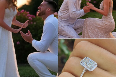 BREAKING: Travis Kelce Shocks Fans With Surprise Proposal Amid Scandal—And The Backstory Is Even Wilder. Amid controversy and sensational headlines, the NFL star stunned the world by dropping to one knee and revealing a diamond so large it could “light up an entire stadium.” The moment instantly went viral—but who exactly did he propose to, and why did he choose this moment to make such a bold move? The truth behind his magical but tumultuous proposal may be even more terrifying than anyone imagined.