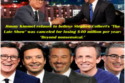 JIMMY KIMMEL CALLS OUT THE “NONSENSE” BEHIND REPORTS OF COLBERT’S $40 MILLION LOSS—AND SAYS THE MEDIA DOESN’T UNDERSTAND HOW TV REALLY MAKES MONEY!
